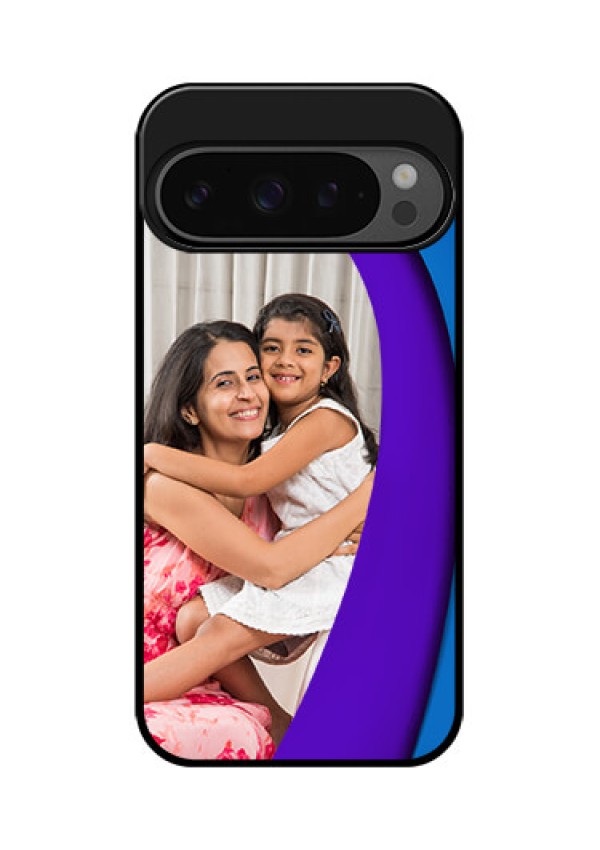Google Pixel 9 Pro 5G Custom Glass Phone Case - Simple Pattern Design