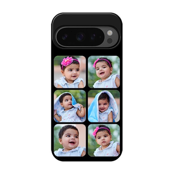 Google Pixel 9 Pro 5G Custom Glass Phone Case - Multiple Pictures Design