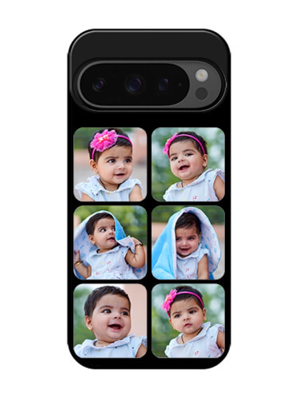 Custom Google Pixel 9 Pro 5G Custom Glass Phone Case - Multiple Pictures Design