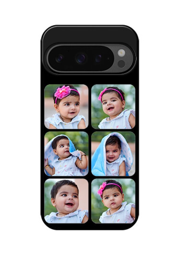 Google Pixel 9 Pro 5G Custom Glass Phone Case - Multiple Pictures Design