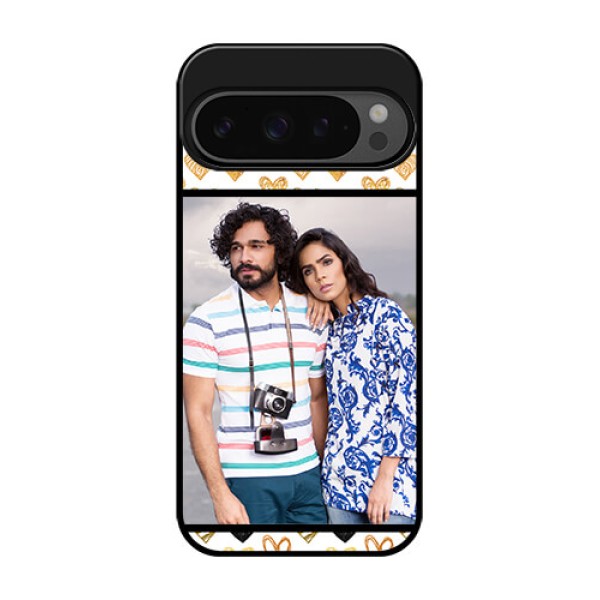 Google Pixel 9 Pro 5G Custom Glass Phone Case - Love Symbol Design
