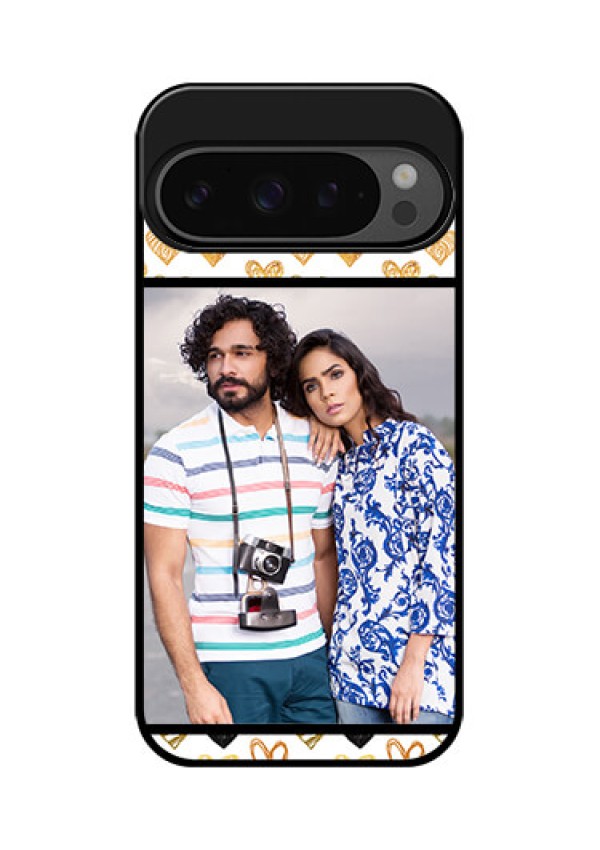 Google Pixel 9 Pro 5G Custom Glass Phone Case - Love Symbol Design