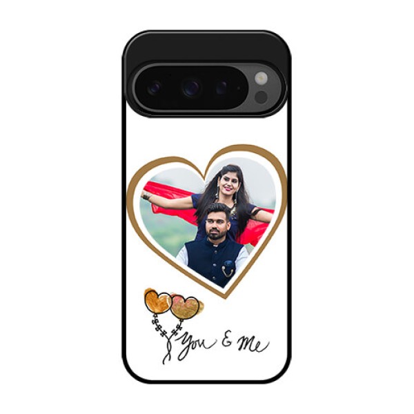 Google Pixel 9 Pro 5G Custom Glass Phone Case - You and Me Design