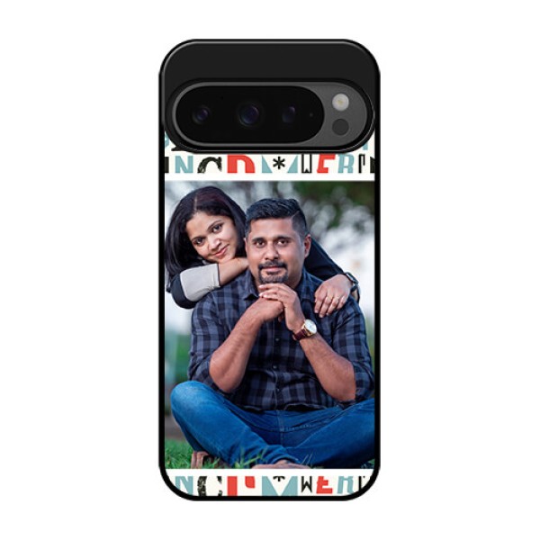Google Pixel 9 Pro 5G Custom Glass Phone Case - Alphabet Design