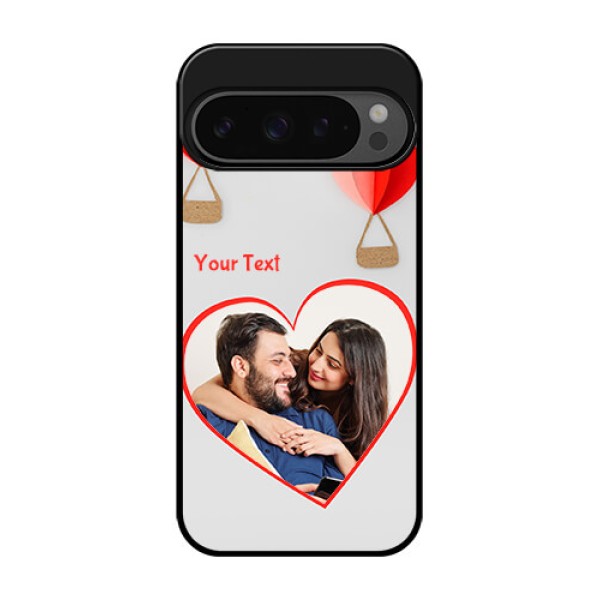 Google Pixel 9 Pro 5G Custom Glass Phone Case - Parachute Love Design