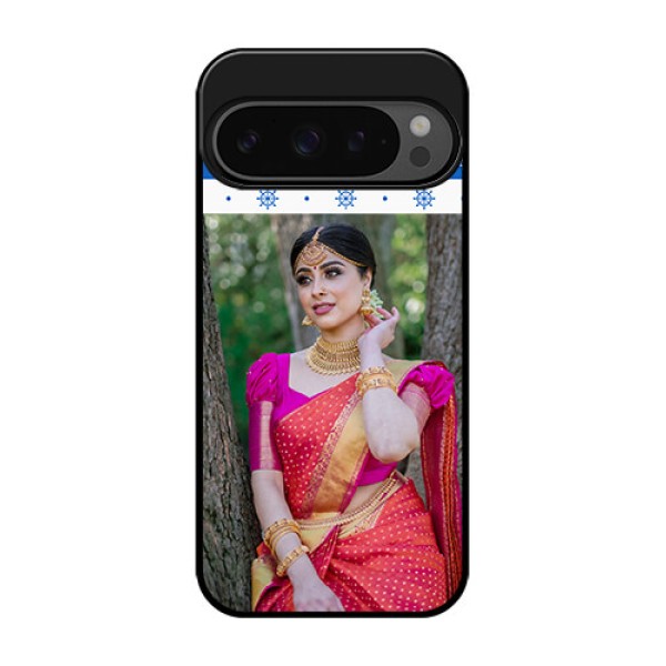 Google Pixel 9 Pro 5G Custom Glass Phone Case - Snow Pattern Design