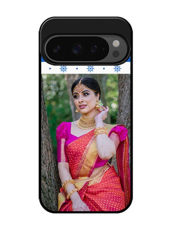 Custom Google Pixel 9 Pro 5G Custom Glass Phone Case - Snow Pattern Design