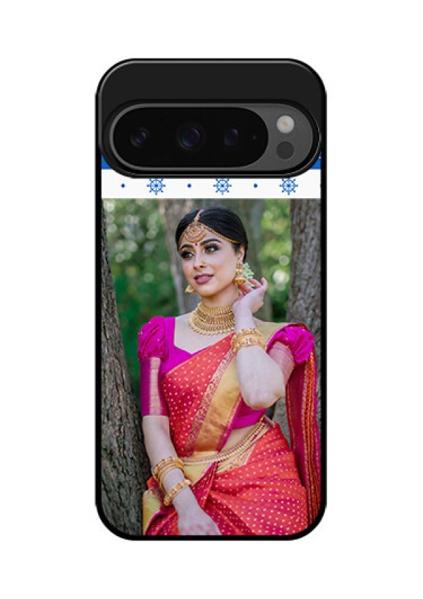 Google Pixel 9 Pro 5G Custom Glass Phone Case - Snow Pattern Design