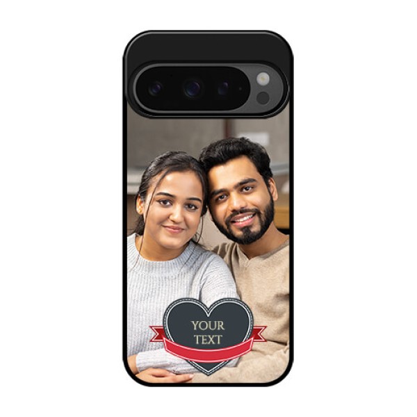 Google Pixel 9 Pro 5G Custom Glass Phone Case - Just Married Couple Design