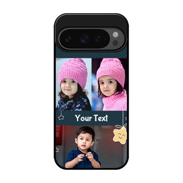 Google Pixel 9 Pro 5G Custom Glass Phone Case - Hanging Stars Design