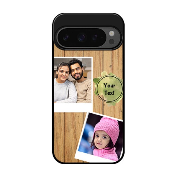 Google Pixel 9 Pro 5G Custom Glass Phone Case - Wooden Texture Design
