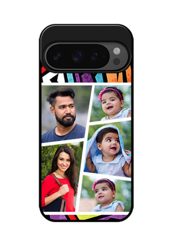 Google Pixel 9 Pro 5G Custom Glass Phone Case - Graffiti Pattern Design