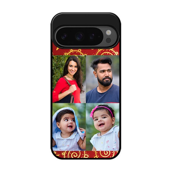 Google Pixel 9 Pro 5G Custom Glass Phone Case - 4 Image Traditional Design