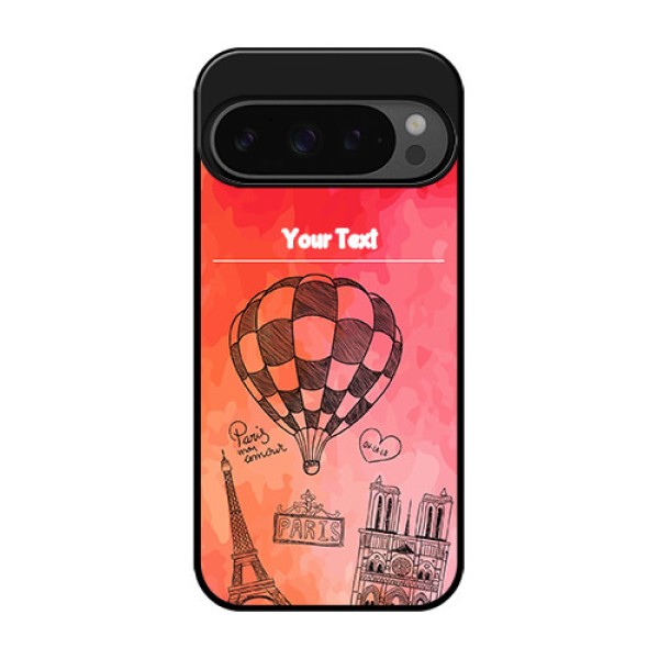 Google Pixel 9 Pro 5G Custom Glass Phone Case - Paris Theme Design