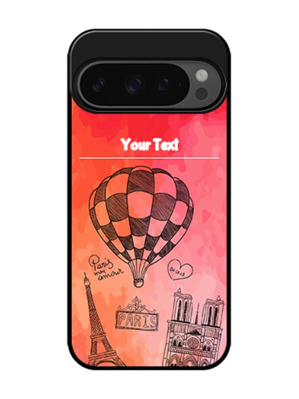 Custom Google Pixel 9 Pro 5G Custom Glass Phone Case - Paris Theme Design