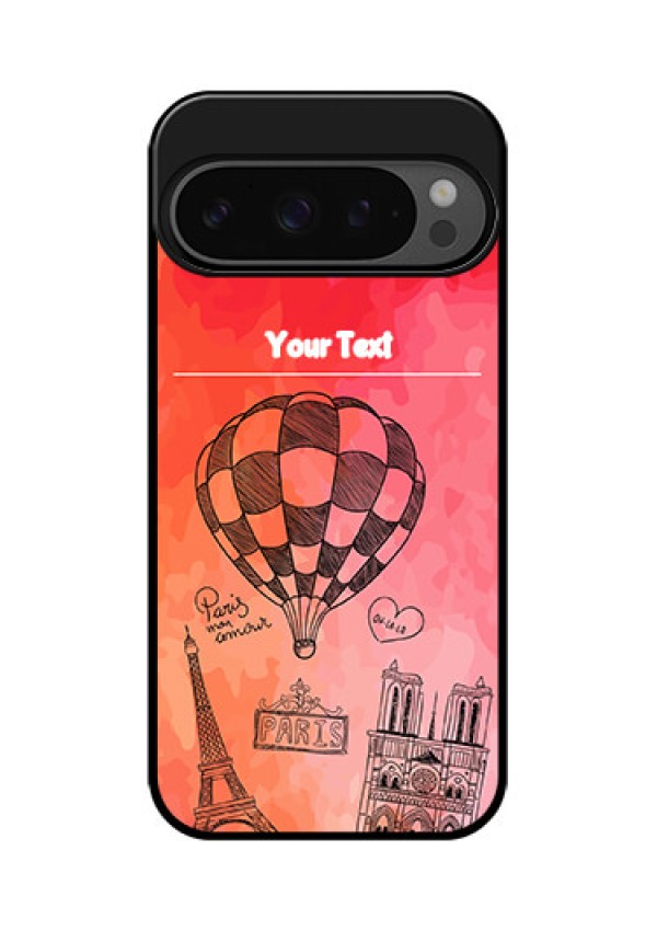 Google Pixel 9 Pro 5G Custom Glass Phone Case - Paris Theme Design