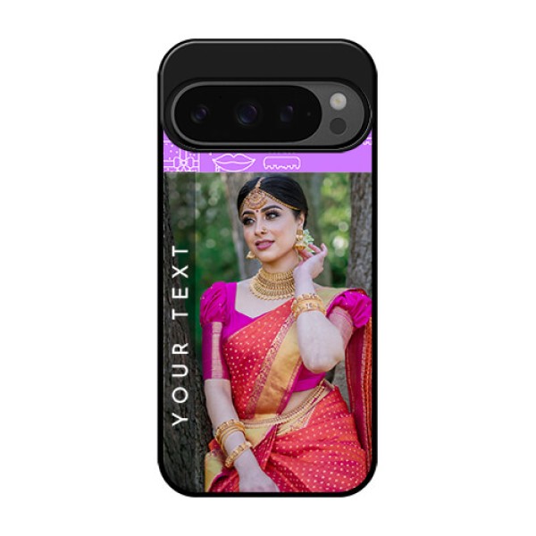 Google Pixel 9 Pro 5G Custom Glass Phone Case - Birthday Icons Design