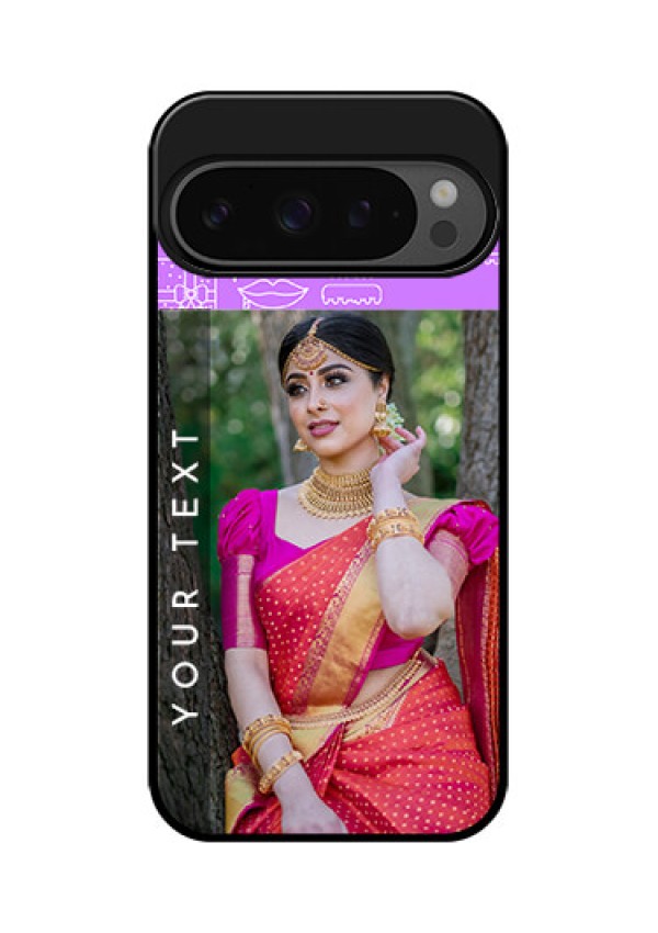 Google Pixel 9 Pro 5G Custom Glass Phone Case - Birthday Icons Design