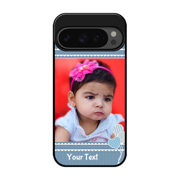 Google Pixel 9 Pro 5G Custom Glass Phone Case - With Kids Pattern Design