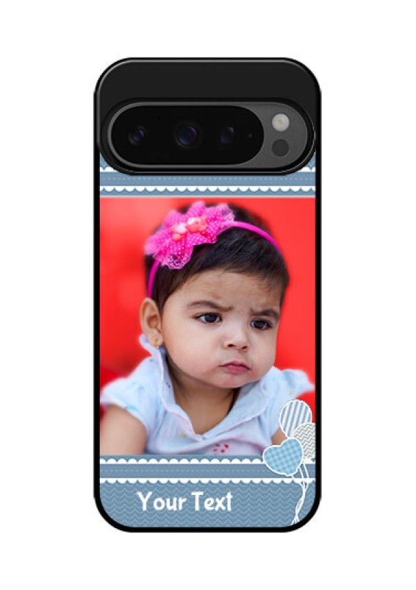 Google Pixel 9 Pro 5G Custom Glass Phone Case - With Kids Pattern Design
