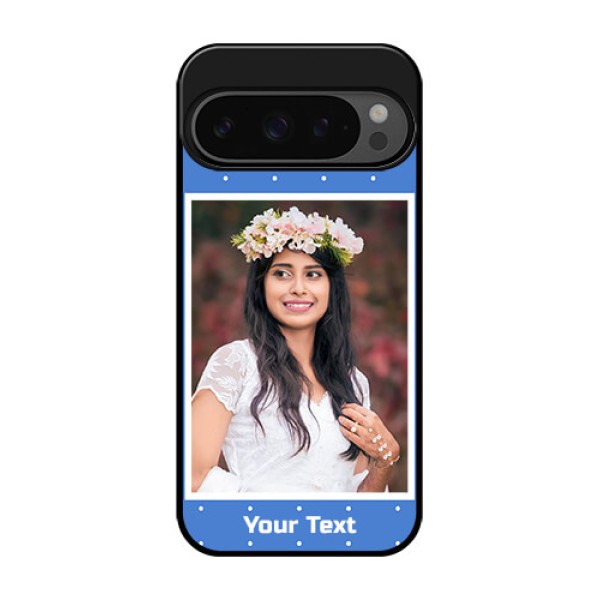 Google Pixel 9 Pro 5G Custom Glass Phone Case - Polka Dots Design
