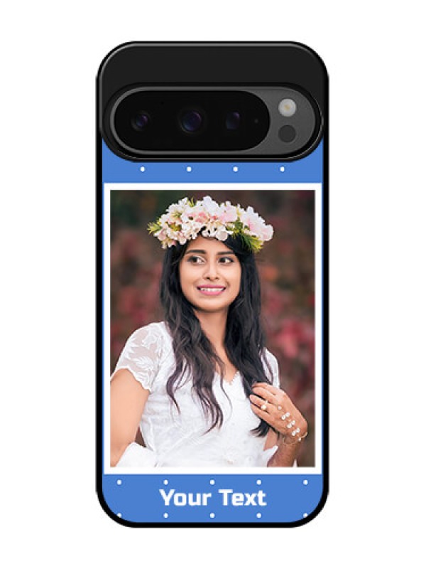 Custom Google Pixel 9 Pro 5G Custom Glass Phone Case - Polka Dots Design
