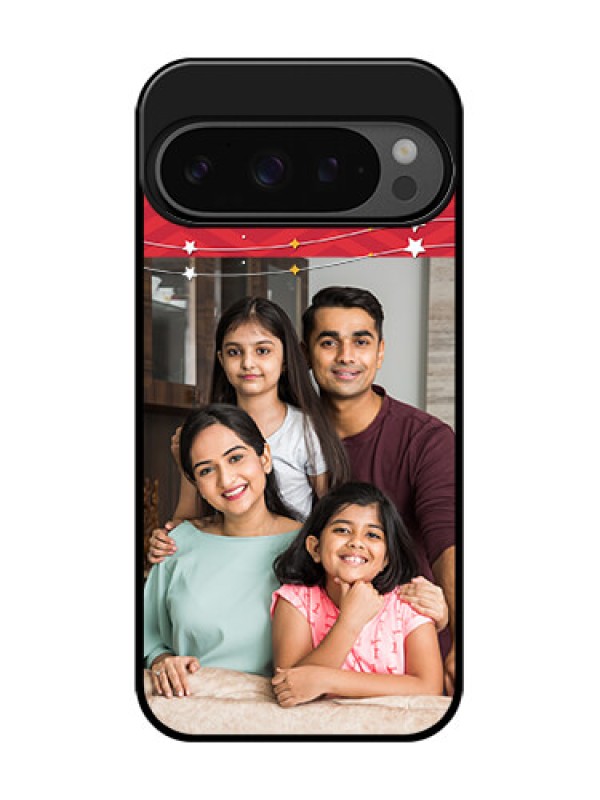 Custom Google Pixel 9 Pro 5G Custom Glass Phone Case - Happy Family Design