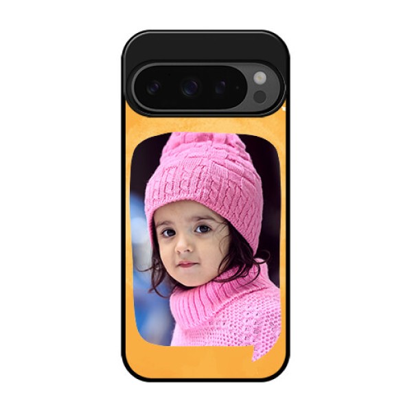 Google Pixel 9 Pro 5G Custom Glass Phone Case - Water Color Design With Bird Icons