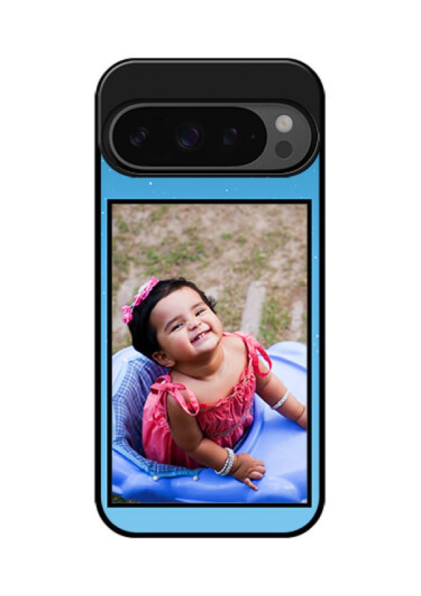 Google Pixel 9 Pro 5G Custom Glass Phone Case - Wave Pattern Colorful Design