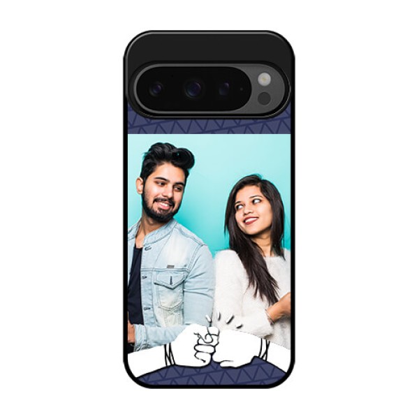 Google Pixel 9 Pro 5G Custom Glass Phone Case - With Best Friends Design