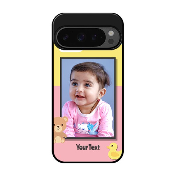 Google Pixel 9 Pro 5G Custom Glass Phone Case - Kids 2 Color Design