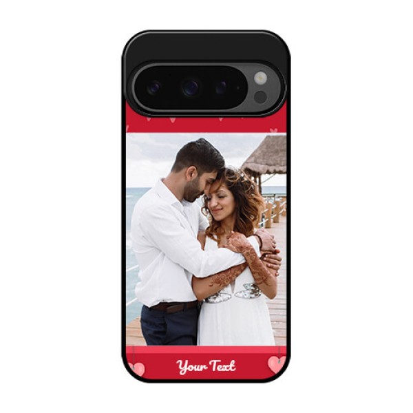 Google Pixel 9 Pro 5G Custom Glass Phone Case - Valentines Day Design