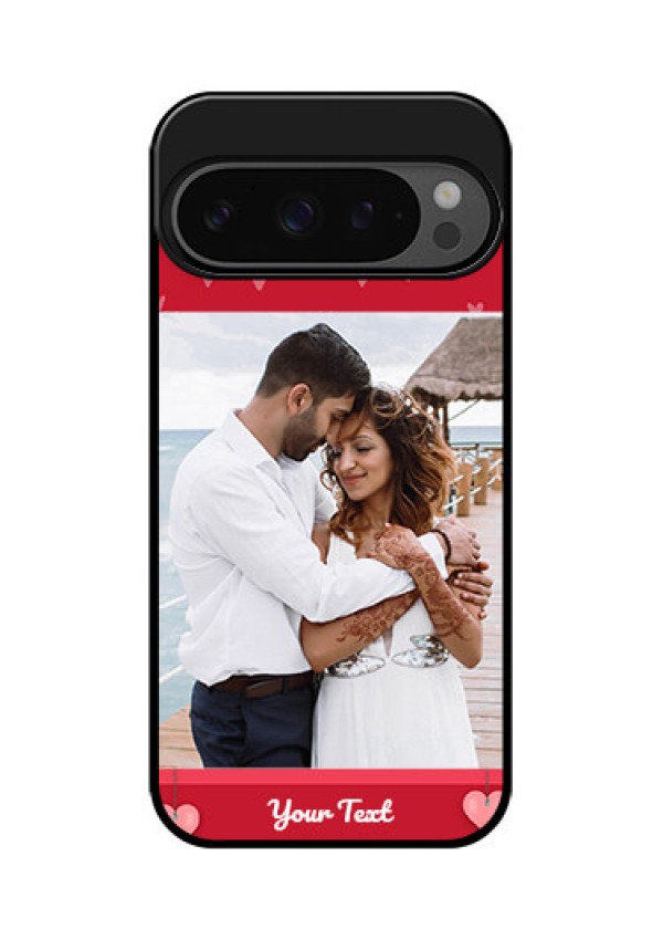 Google Pixel 9 Pro 5G Custom Glass Phone Case - Valentines Day Design
