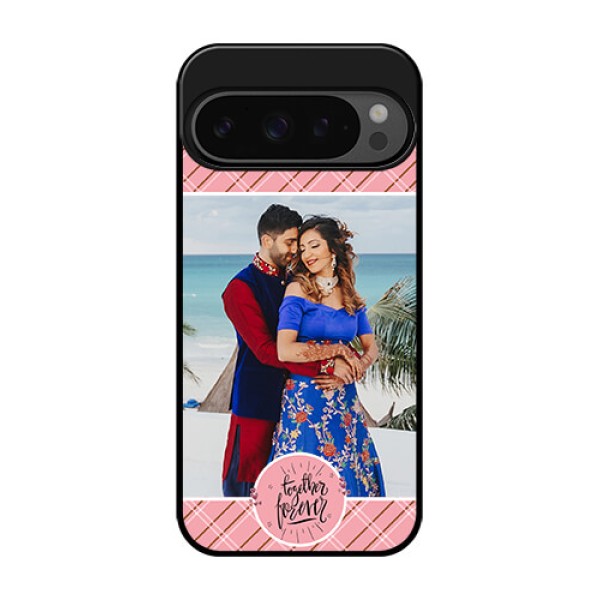 Google Pixel 9 Pro 5G Custom Glass Phone Case - Together Forever Design