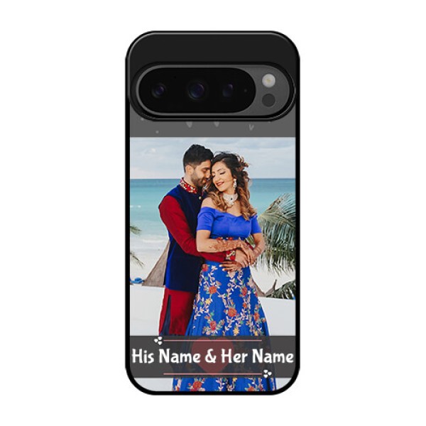 Google Pixel 9 Pro 5G Custom Glass Phone Case - Buy Love Design With Photo Online