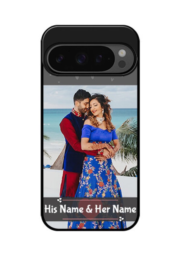 Google Pixel 9 Pro 5G Custom Glass Phone Case - Buy Love Design With Photo Online