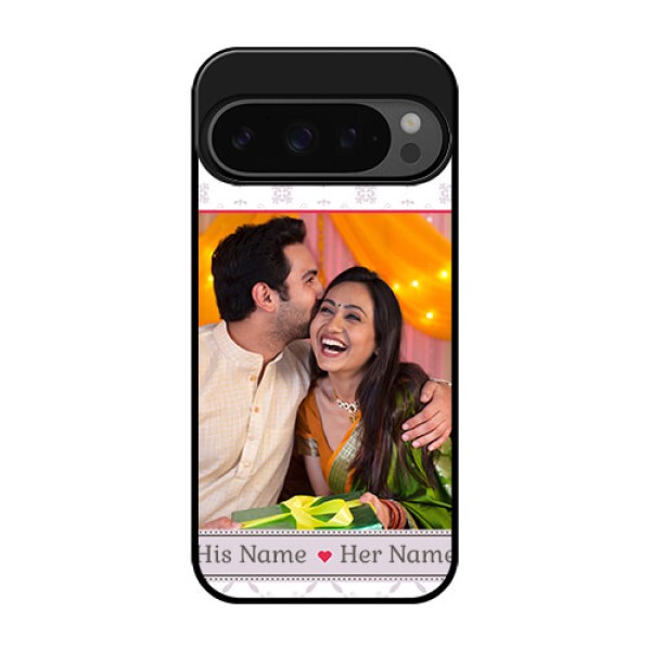 Google Pixel 9 Pro 5G Custom Glass Phone Case - With Photo And Ethnic Design