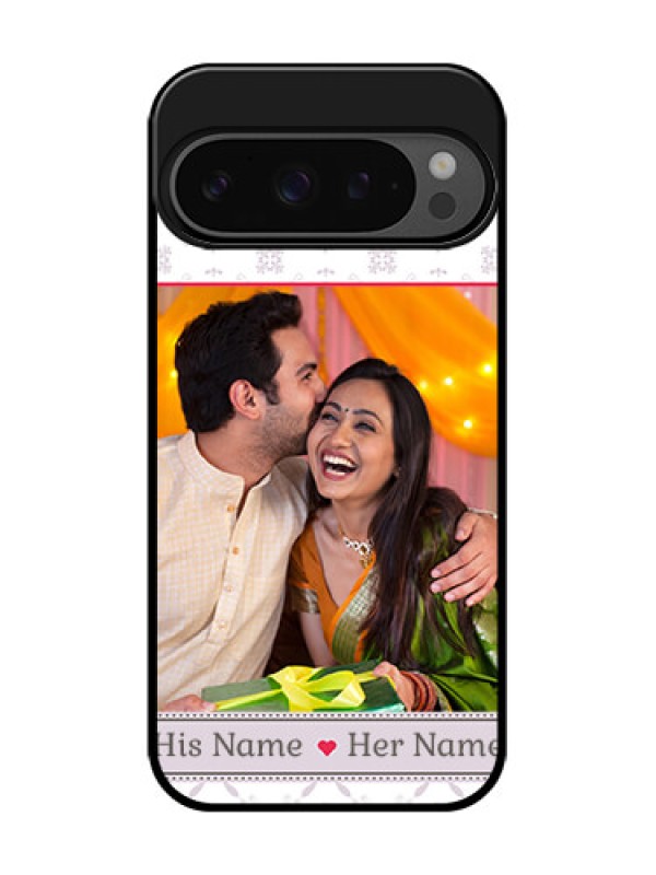 Custom Google Pixel 9 Pro 5G Custom Glass Phone Case - With Photo And Ethnic Design