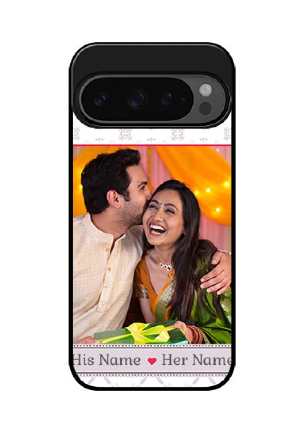 Google Pixel 9 Pro 5G Custom Glass Phone Case - With Photo And Ethnic Design