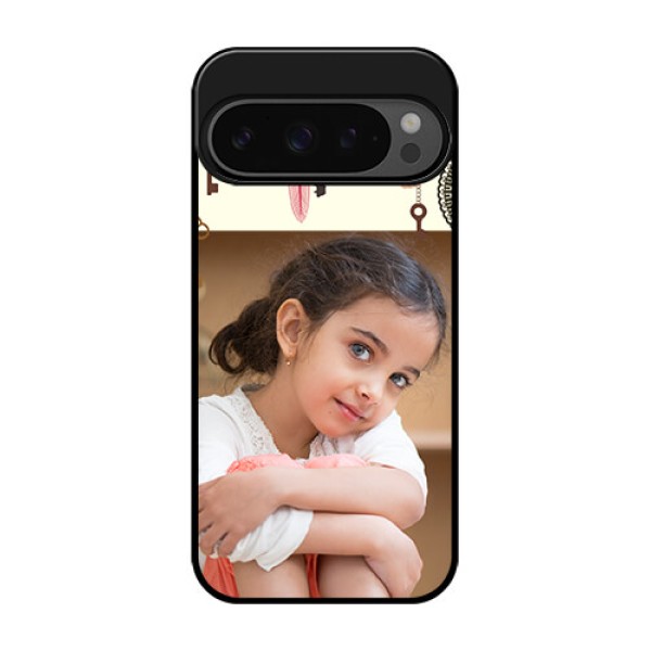 Google Pixel 9 Pro 5G Custom Glass Phone Case - Boho Style Design