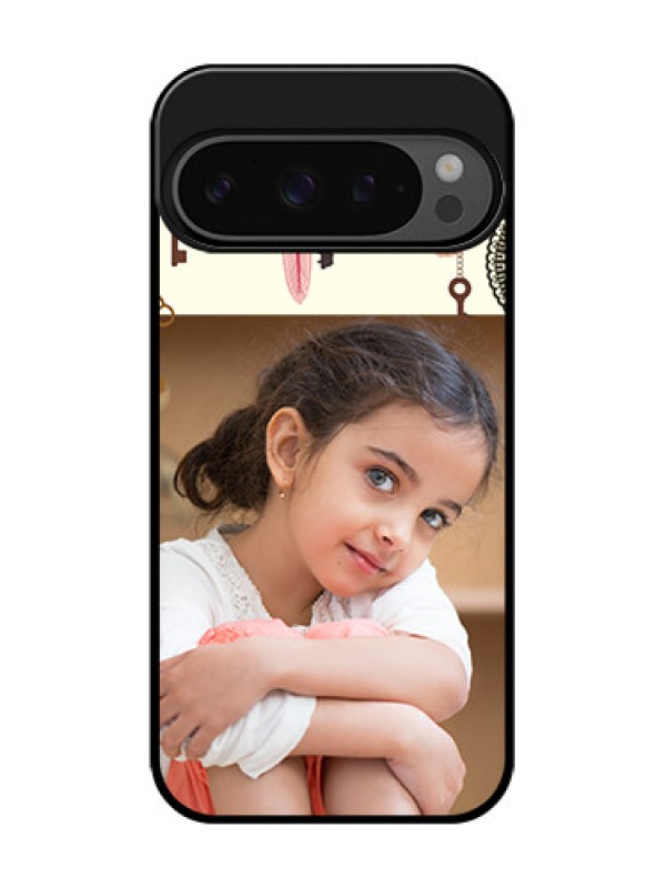 Custom Google Pixel 9 Pro 5G Custom Glass Phone Case - Boho Style Design