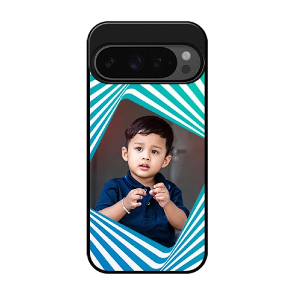 Google Pixel 9 Pro 5G Custom Glass Phone Case - Abstract Spiral Design