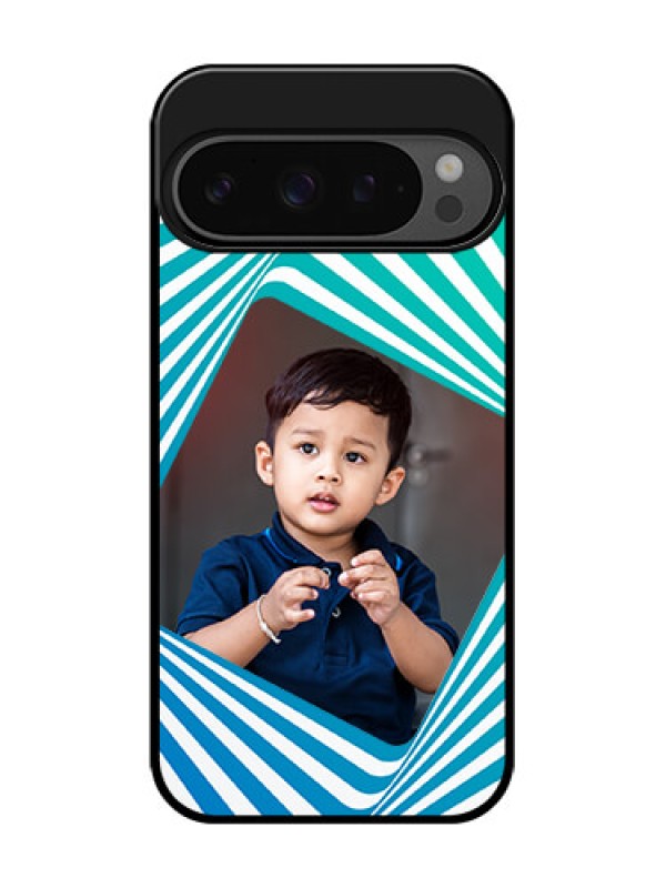 Custom Google Pixel 9 Pro 5G Custom Glass Phone Case - Abstract Spiral Design