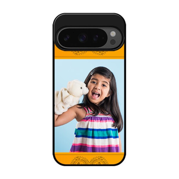 Google Pixel 9 Pro 5G Custom Glass Phone Case - Photo Wedding Design