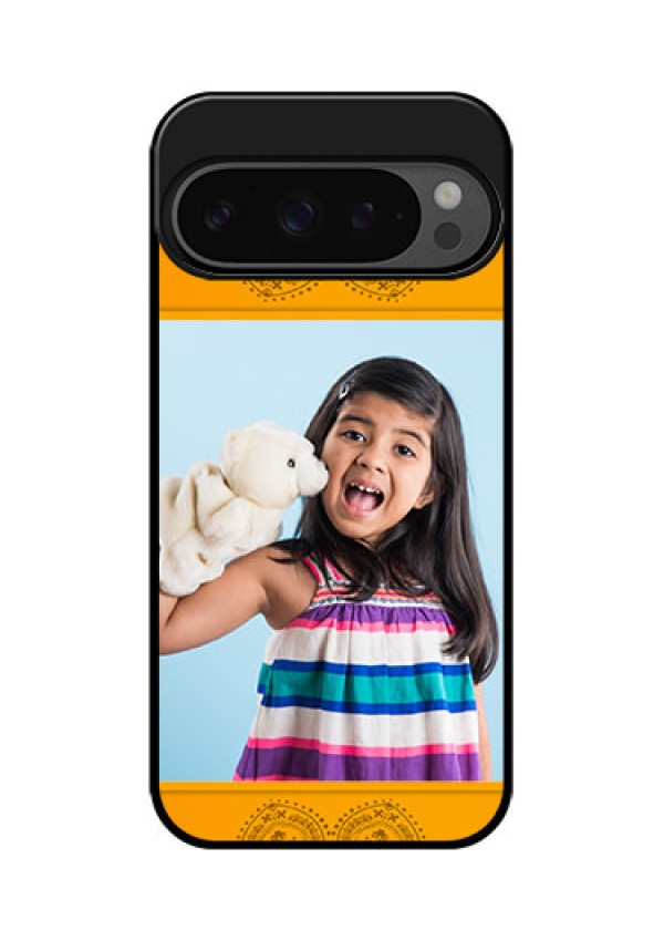 Google Pixel 9 Pro 5G Custom Glass Phone Case - Photo Wedding Design