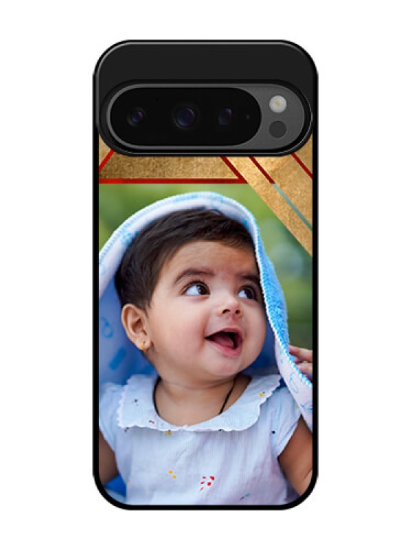 Custom Google Pixel 9 Pro 5G Custom Glass Phone Case - Gradient Abstract Texture Design