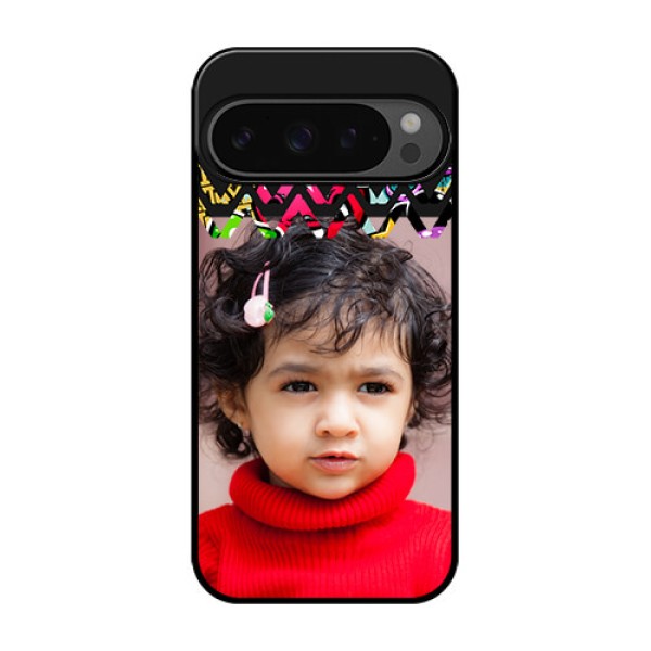 Google Pixel 9 Pro 5G Custom Glass Phone Case - Neon Abstract Design