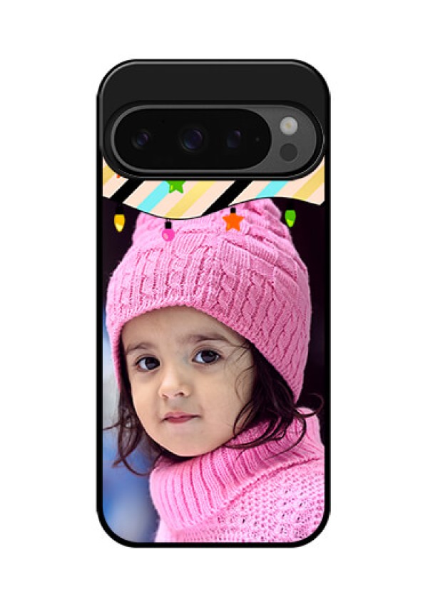 Google Pixel 9 Pro 5G Custom Glass Phone Case - Lights Hanging Design