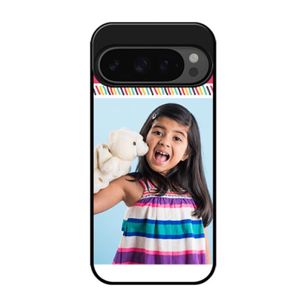 Google Pixel 9 Pro 5G Custom Glass Phone Case - Line Art Design