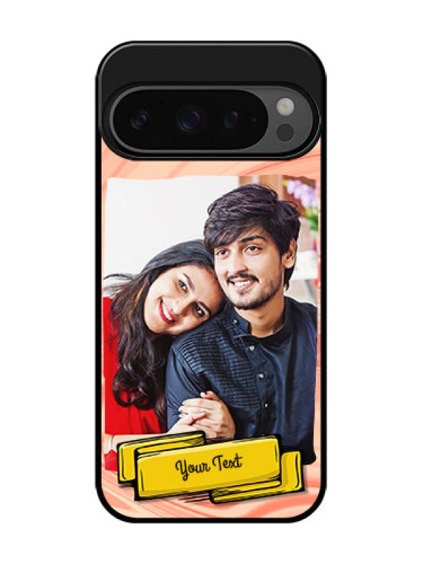 Custom Google Pixel 9 Pro 5G Custom Glass Phone Case - Marble Texture Design